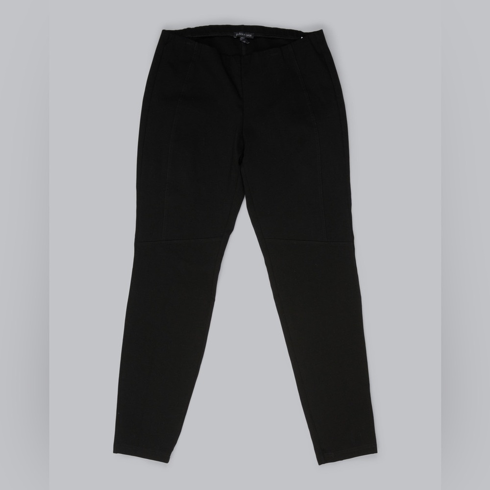 Eileen Fisher Heavyweight Rayon Knit Pull On Pant Black Size XS